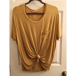 Mossimo Target Yellow Pocket Tshirt